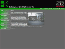 Tablet Screenshot of batteryandelectric.com